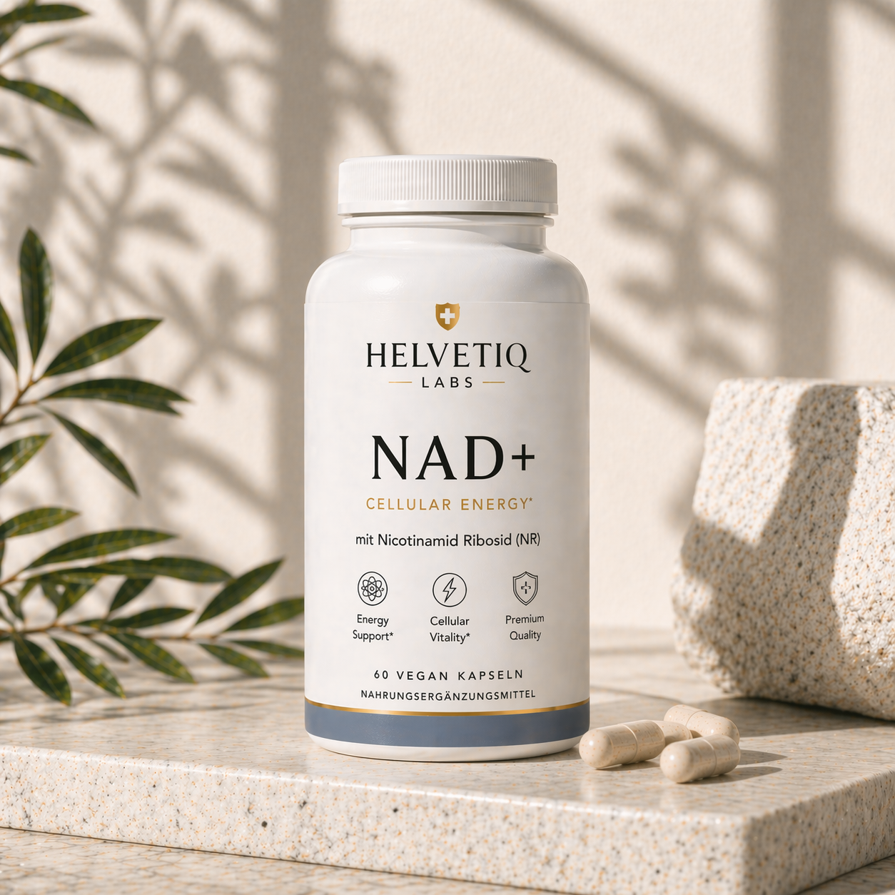 Helvetiq Labs NAD+ Supplement – Premium Cellular Energy Support