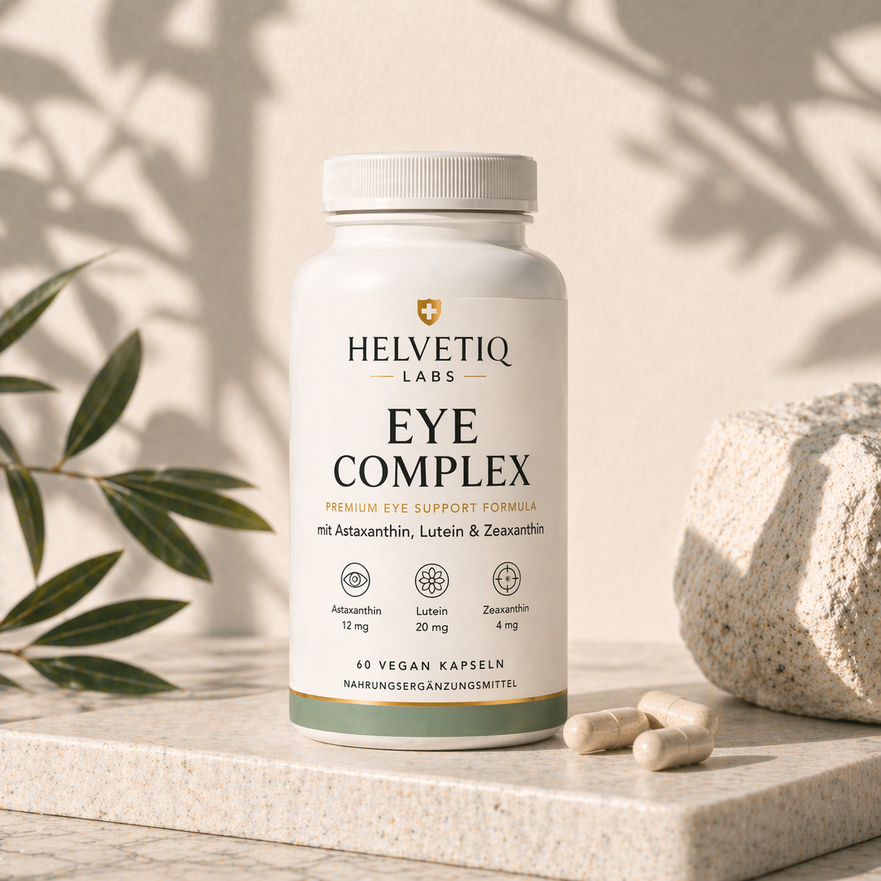 Helvetiq Labs Eye Complex – Astaxanthin, Lutein & Zeaxanthin